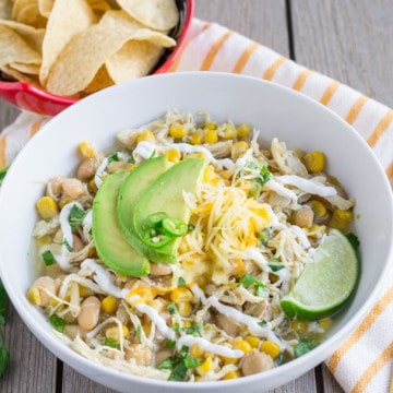 White Chicken Chili Instant Pot or Slow Cooker- Thaicaliente.com