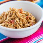 Salsa Chicken made in the Instant pot in 20 minutes. Thaicaliente.com