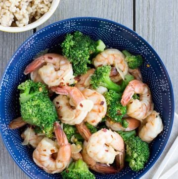 Garlic Shrimp and Broccoli Stir Fry- thaicaliente.com