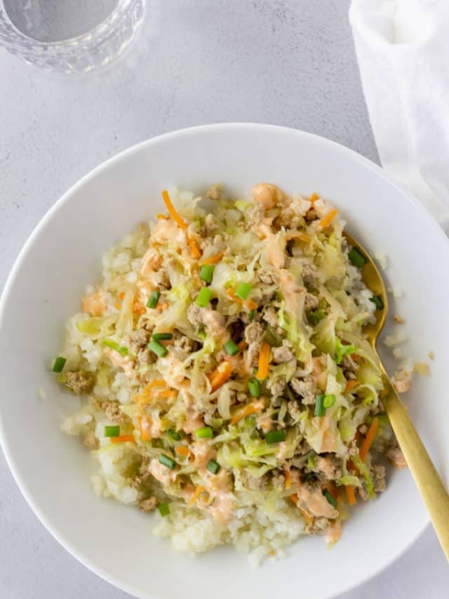 Low Carb Egg Roll Bowl