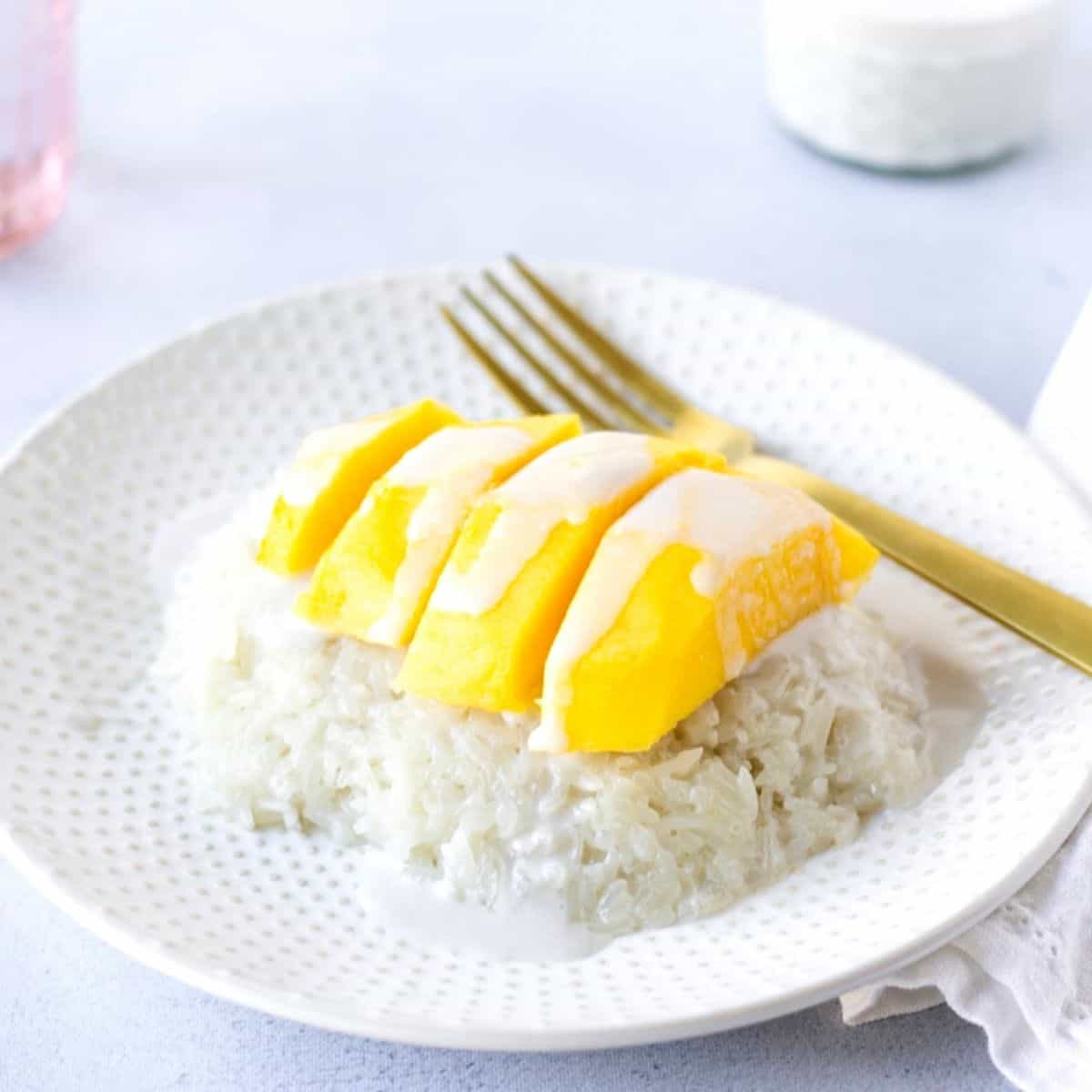 Thai Sweet Sticky Rice with Mango