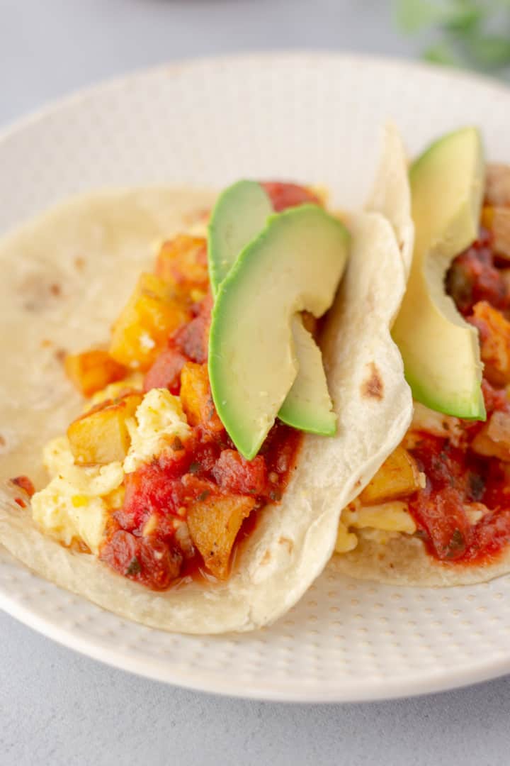 Potato and Egg Breakfast Tacos | Thai Caliente Breakfast Recipes