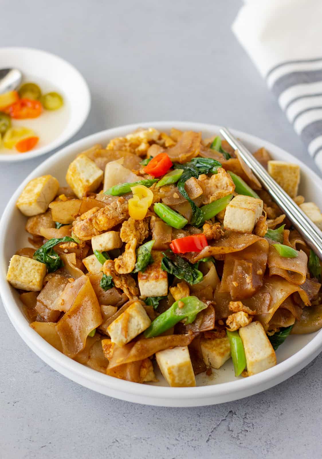 Vegetarian Pad See Ew Thai Caliente Thai Recipes