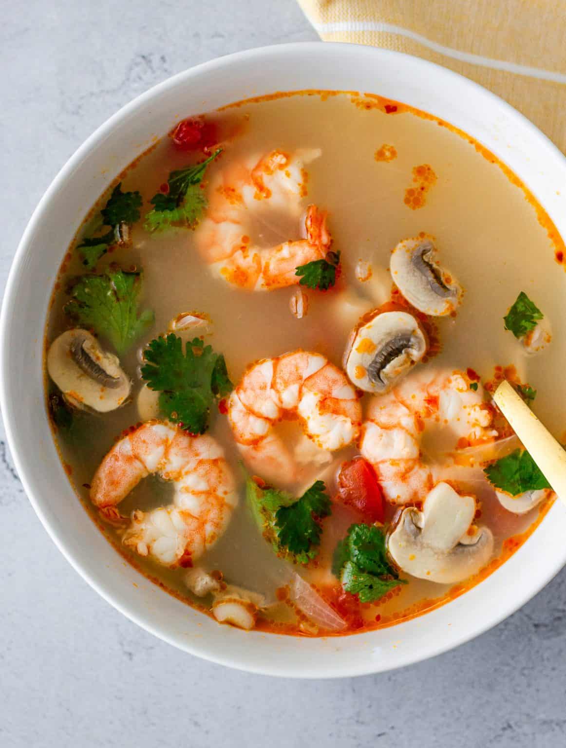 Tom Yum Goong Soup | Thai Caliente Thai Recipes
