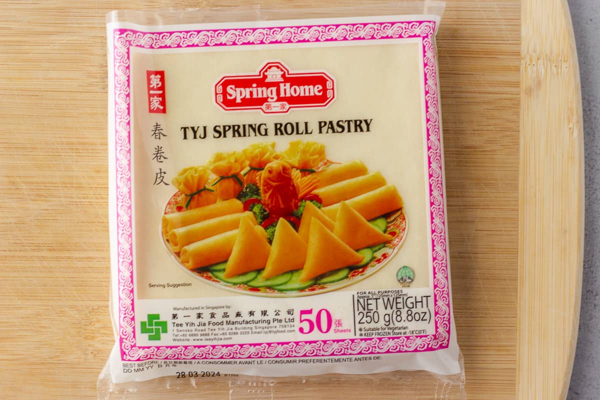Package of spring roll wrappers