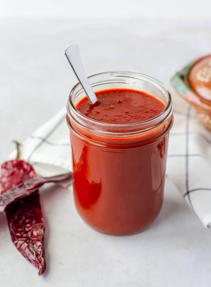 Authentic Red Enchilada Sauce with Dried Chiles Thai Caliente