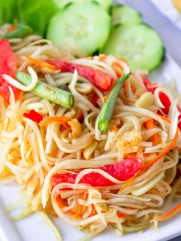 Feature image of Thai Papaya Salad