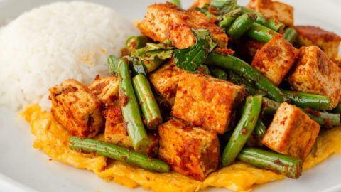 Pad Prik Khing Tofu | Thai Caliente