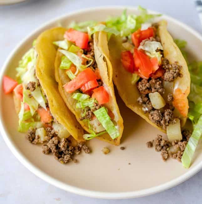 Feature image of Mexican Picadillo Tacos