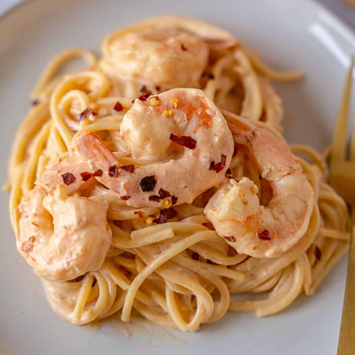 Creamy Chipotle Pasta with Shrimp