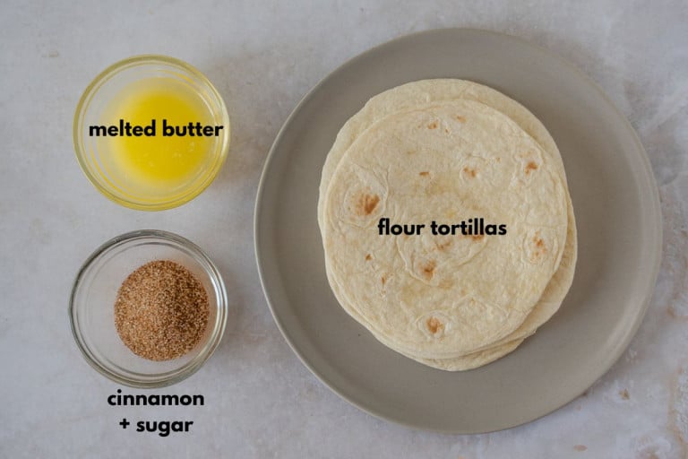 Cinnamon Sugar Jack o Lantern Tortilla
