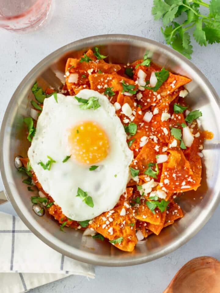 Chilaquiles Rojos- Jalisco Style