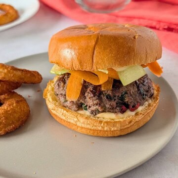 Thai burger feature image.